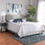 Tamira Modern And Contemporary Glam Grey Velvet Fabric Upholstered Full Size Panel Bed CF9210E-Grey Velvet-Full