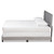 Tamira Modern And Contemporary Glam Grey Velvet Fabric Upholstered Full Size Panel Bed CF9210E-Grey Velvet-Full