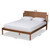 Giuseppe Modern And Contemporary Walnut Brown Finished Full Size Platform Bed MG-0049-Ash Walnut-Full