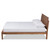 Giuseppe Modern And Contemporary Walnut Brown Finished Queen Size Platform Bed MG-0049-Ash Walnut-Queen
