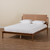 Giuseppe Modern And Contemporary Walnut Brown Finished King Size Platform Bed MG-0049-Ash Walnut-King