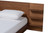 Elina Modern And Contemporary Walnut Brown Finished Wood Queen Size Platform Storage Bed With Shelves MG-0051-Ash Walnut-Queen