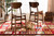 Katya Mid-Century Modern Walnut Brown Finished Wood 2-Piece Counter Stool Set RH378P-Walnut Bent Seat-PC-2PK
