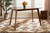 Maila Mid-Century Modern Transitional Walnut Brown Finished Wood Dining Table RH7206T-Walnut-DT