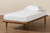 Kaia Mid-Century Modern Walnut Brown Finished Wood Twin Size Platform Bed Frame MG0002-Ash Walnut-Twin