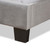 Caprice Modern And Contemporary Glam Grey Velvet Fabric Upholstered Twin Size Panel Bed CF9210B-Grey Velvet-Twin