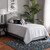 Benjen Modern And Contemporary Glam Grey Velvet Fabric Upholstered Twin Size Panel Bed CF9210C-Grey Velvet-Twin