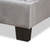 Benjen Modern And Contemporary Glam Grey Velvet Fabric Upholstered Twin Size Panel Bed CF9210C-Grey Velvet-Twin