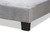 Tamira Modern And Contemporary Glam Grey Velvet Fabric Upholstered Twin Size Panel Bed CF9210E-Grey Velvet-Twin