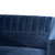 Morton Mid-Century Modern Contemporary Navy Blue Velvet Fabric Upholstered And Dark Brown Finished Wood Sectional Sofa With Left Facing Chaise RDS-S0017-L-Navy Blue Velvet/Wenge-LFC