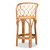 Diana Modern And Contemporary Natural Finished Rattan Counter Stool Diana-Natural-CS