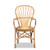 Sheraton Modern And Contemporary Natural Finished Rattan Dining Armchair Sheraton-Natural-DC