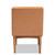 Riordan Mid-Century Modern Tan Faux Leather Upholstered And Walnut Brown Finished Wood Dining Chair BBT8051.13-Tan/Walnut-CC