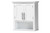 Turner Modern And Contemporary White Finished Wood 2-Door Bathroom Wall Storage Cabinet SR1802098-White-Cabinet