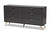 Kelson Modern And Contemporary Dark Grey And Gold Finished Wood 6-Drawer Dresser LV19COD19231-Dark Grey-6DW-Dresser