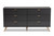 Kelson Modern And Contemporary Dark Grey And Gold Finished Wood 6-Drawer Dresser LV19COD19231-Dark Grey-6DW-Dresser