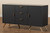 Kelson Modern And Contemporary Dark Grey And Gold Finished Wood 2-Door Sideboard Buffet LV19BFT1917-Dark Grey-Buffet
