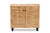 Winda Modern And Contemporary Oak Brown Finished Wood 2-Door Shoe Cabinet SC864572 B-Wotan Oak
