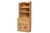 Agni Modern And Contemporary Oak Brown Finished Wood Buffet And Hutch Kitchen Cabinet DR 883701-Wotan Oak