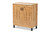 Excel Modern And Contemporary Oak Brown Finished Wood 2-Door Storage Cabinet SR 890005-H-Wotan Oak