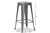 Horton Modern And Contemporary Industrial Grey Finished Metal 4-Piece Stackable Bar Stool Set AY-MC07-Dark Grey-BS