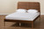 Kassidy Classic And Traditional Walnut Brown Finished Wood Full Size Platform Bed MG0063-Walnut-Full