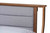 Regis Modern And Contemporary Transitional Light Grey Fabric Upholstered And Walnut Brown Finished Wood Queen Size Platform Bed MG0067-Light Grey/Walnut-Queen