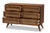 Barrett Mid-Century Modern Walnut Brown Finished Wood And Synthetic Rattan 6-Drawer Dresser MG9001-Rattan-6DW-Dresser
