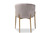 Ballard Modern Luxe And Glam Grey Velvet Fabric Upholstered And Gold Finished Metal Dining Chair DC168-Grey Velvet/Gold-DC