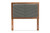 Iden Modern And Contemporary Dark Grey Fabric Upholstered And Walnut Brown Finished Wood Twin Size Headboard MG9733-Dark Grey/Walnut-Twin-HB
