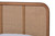 Elston Mid-Century Modern Walnut Brown Finished Wood And Synthetic Rattan Full Size Platform Bed MG0056-Rattan/Walnut-Full