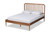 Neilan Modern And Contemporary Walnut Brown Finished Wood Full Size Platform Bed MG0058-Walnut-Full