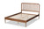 Neilan Modern And Contemporary Walnut Brown Finished Wood Full Size Platform Bed MG0058-Walnut-Full