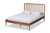 Neilan Modern And Contemporary Walnut Brown Finished Wood King Size Platform Bed MG0058-Walnut-King