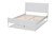 Daniella Modern And Contemporary White Finished Wood Full Size Platform Bed MG0076-White-Full Bed