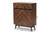 Hartman Mid-Century Modern Walnut Brown Finished Wood Shoe Cabinet LV23SC23150WI-Columbia-Shoe Cabinet