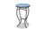 Gaenor Modern And Contemporary Black Metal And Blue Glass Plant Stand H01-97880-Mosaic Plant Stand