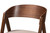 Danton Mid-Century Modern Beige Fabric Upholstered and Walnut Brown Finished Wood 5-Piece Dining Set WM1900B-Latte/Walnut-5PC Dining Set