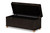 Janna Rustic Transitional Dark Brown Faux Leather Upholstered and Oak Brown Finished Wood Storage Ottoman JY20B055L-Dark Brown-Large Otto