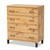 Maison Modern and Contemporary Wotan Oak Brown Finished Wood 4-Drawer Storage Chest BR888024-Wotan Oak