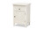 Lambert Classic and Traditional White Finished Wood 1-Drawer Nightstand JY20B083-White-NS