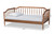 Parson Classic Mid-Century Modern Walnut Brown Finished Wood Twin Size Daybed MG0073-1-Walnut-Daybed