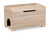 Mariam Modern and Contemporary Oak Finished Wood Cat Litter Box Cover House SECHC150140WI-Hana Oak-Cat House