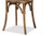 Dacian Mid-Century Modern Brown Woven Rattan and Walnut Brown Wood 2-Piece Dining Chair Set FC20-Light Walnut-Beechwood/Rattan-DC