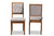Gideon Modern and Contemporary Grey Fabric Upholstered and Walnut Brown Finished Wood 2-Piece Dining Chair Set RH2083C-Grey/Walnut-DC-2PK