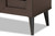 Salma Modern and Contemporary Dark Brown Finished Wood 2-Door Shoe Storage Cabinet SESC70180WI-Modi Wenge-Shoe Cabinet