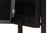Madigan Modern and Contemporary Black Finished Wood Jewelry Armoire with Mirror JC465B-BK-BLACK