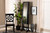 Ryoko Modern and Contemporary Black Finished Wood Jewelry Armoire with Mirror JC568-BK-Black