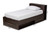 Carlson Modern and Contemporary Espresso Brown Finished Wood Twin Size 3-Drawer Platform Storage Bed SEBED1302918-Modi Wenge-Twin