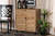 Coolidge Modern and Contemporary Oak Brown Finished Wood 1-Drawer Shoe Storage Cabinet FP-02LV-Wotan Oak